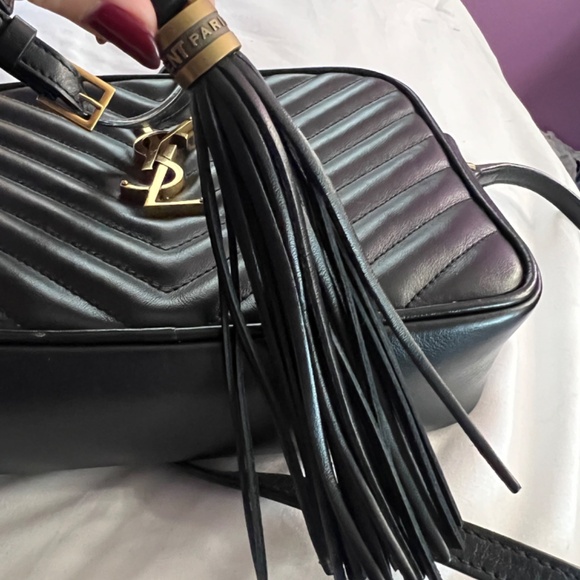 Black YSL Lou Camera Bag (Gold Hardware) - Picture 11 of 11